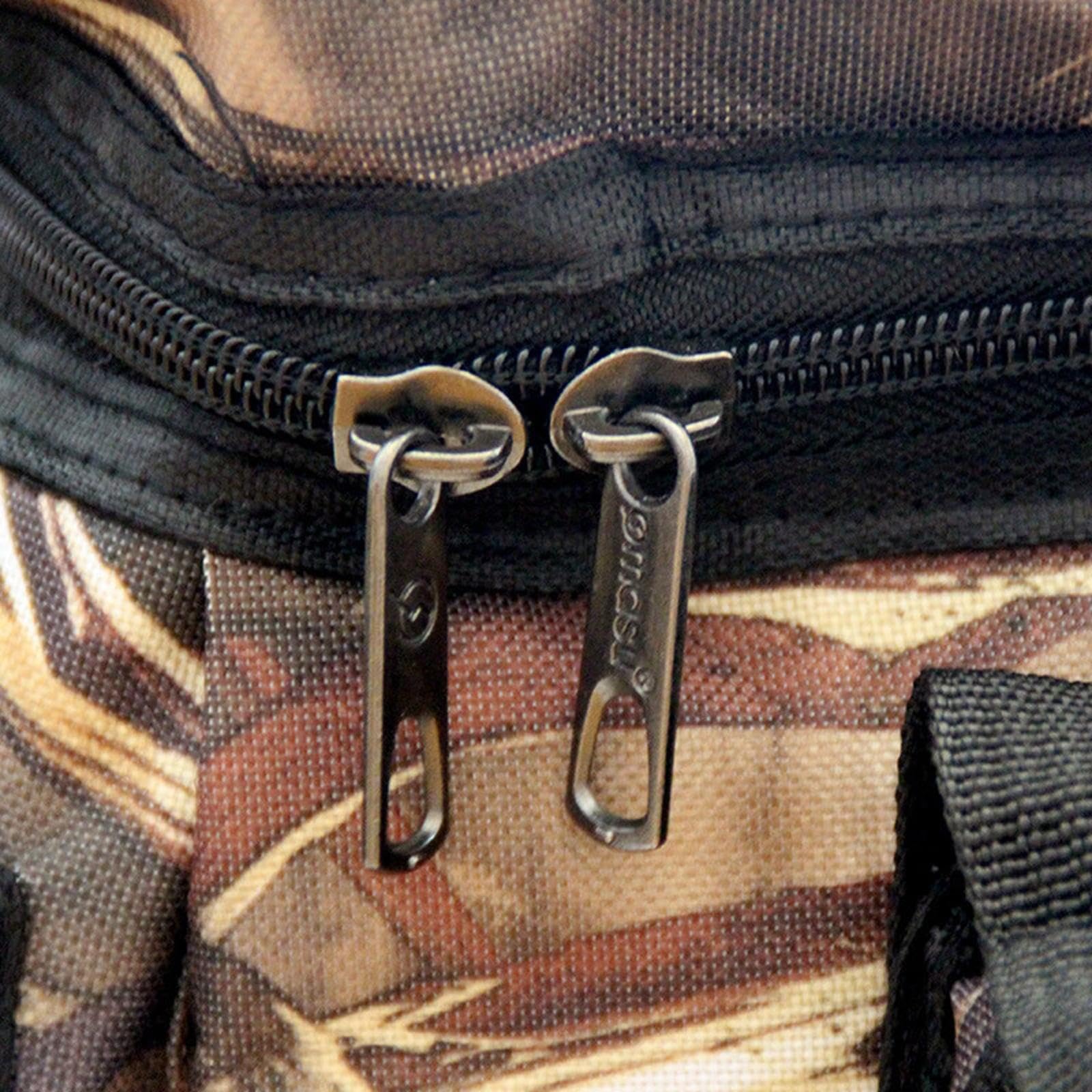 Sac de Pêche en Polyester à Compartiments Multiples, Organiseur Zippé, Portable, Multifonctionnel, Idéal pour Offrir. Étui pour Canne à Pêche.