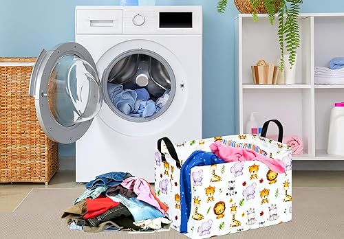 Miniatura 3 de KUNRO Contenedor de juguetes impermeable organizador de almacenamiento para cuarto de bebé, decoración del hogar, armario, dormitorio de niños,