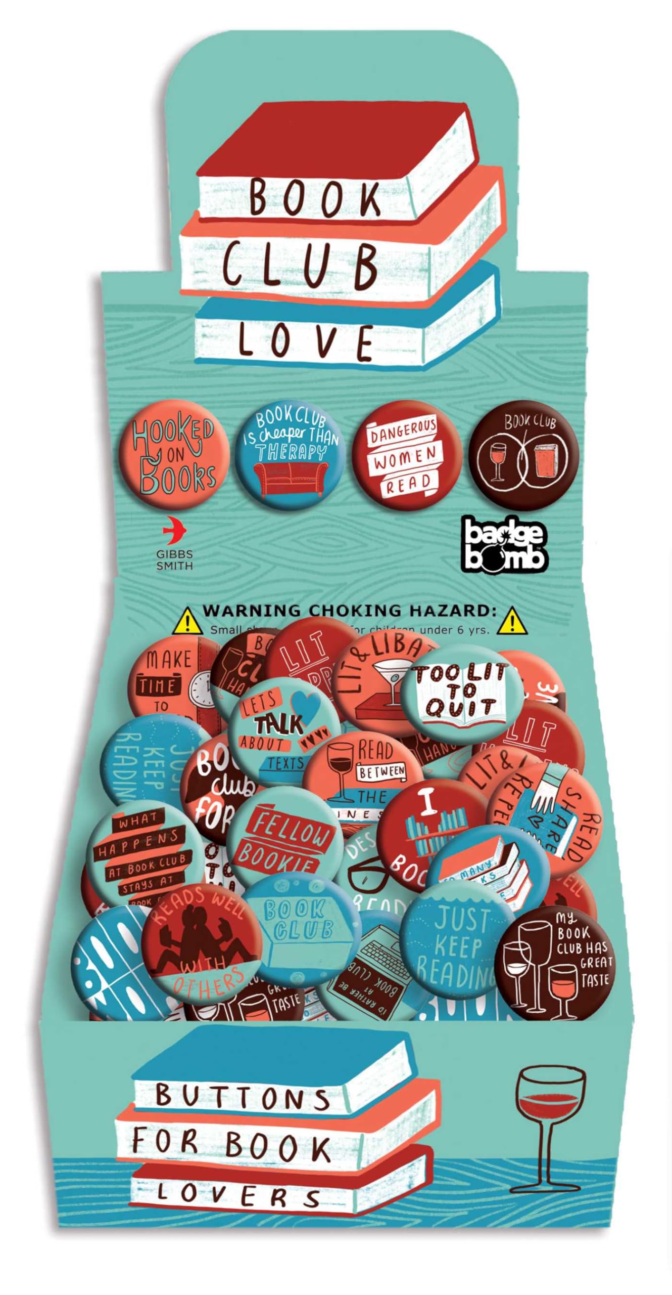 Book Club Love Button Box: LoveLit