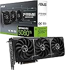 ASUS Prime GeForce RTX 5060 Ti 8GB GDDR7 OC Edition Graphics Card (PCIe 5.0, 8GB GDDR7, HDMI/DP 2.1, 2.5 slot, Axial tech fans, Dual BIOS)