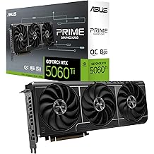 ASUS The SFF-Ready Prime GeForce RTX&trade; 5060 Ti 8GB GDDR7 OC Edition Graphics Card (PCIe&reg; 5.0, 8GB GDDR7, HDMI&reg;/DP 2.1, 2.5-Slot, Axial-tech Fans, Dual BIOS)