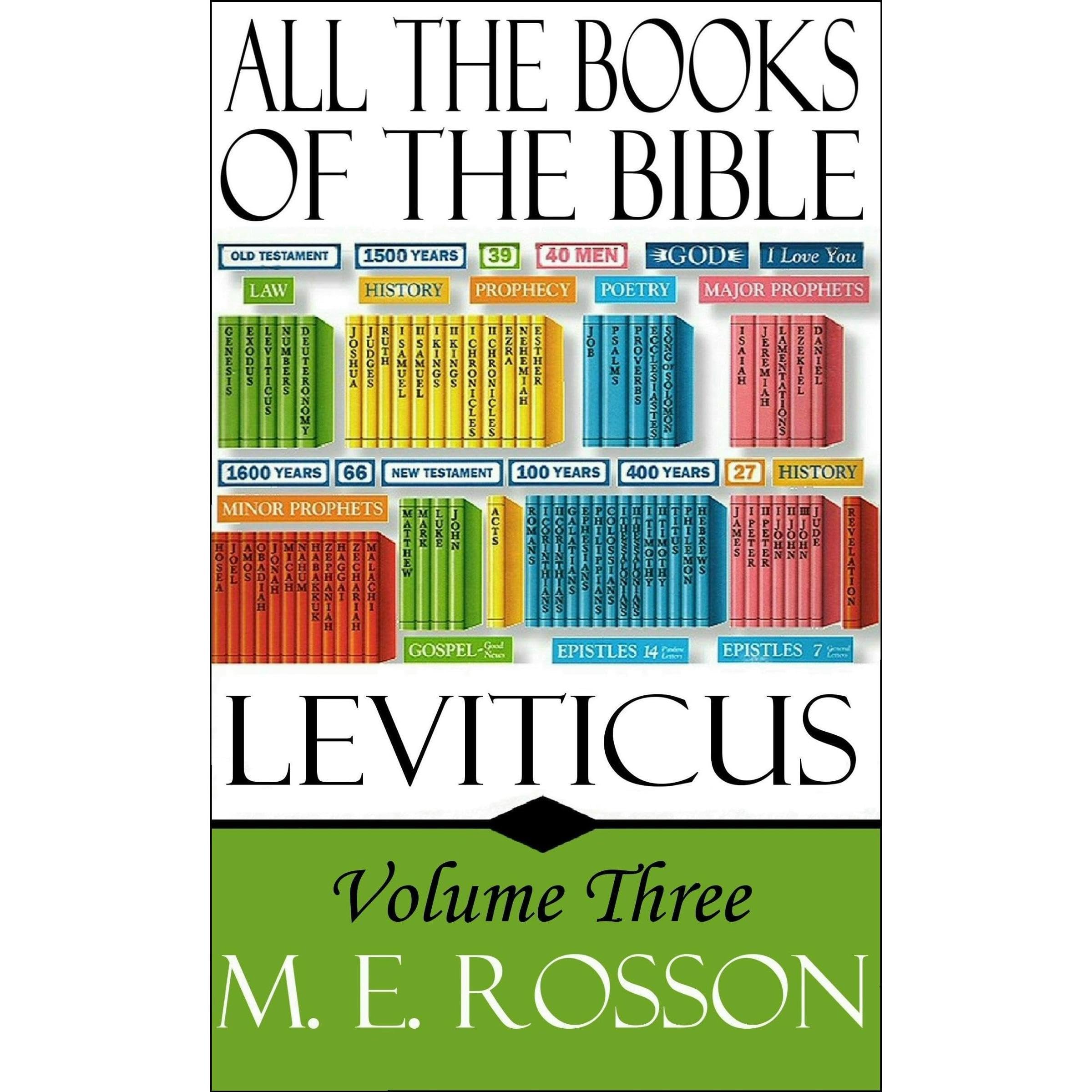 All the Books of the Bible: Volume Three-Leviticus