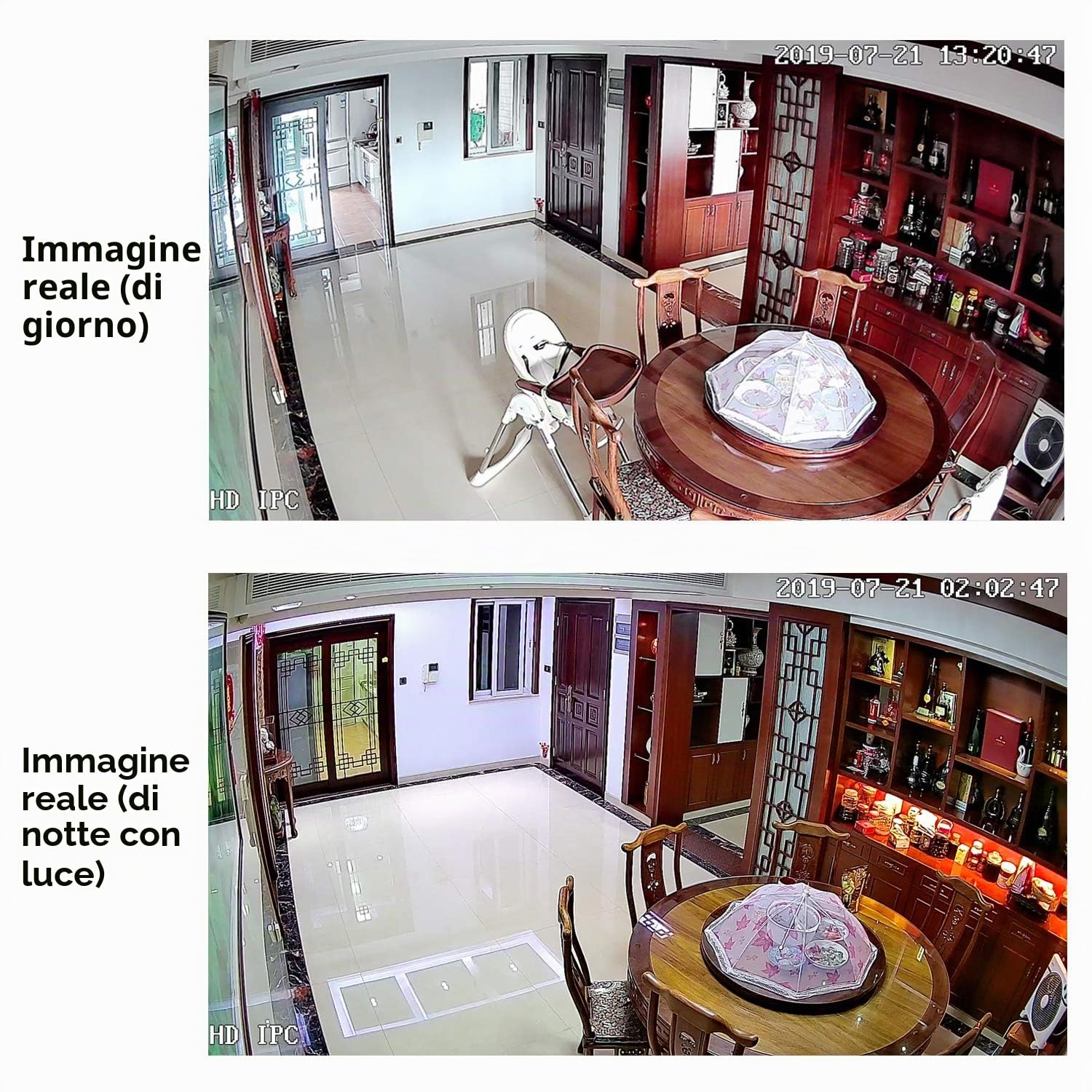 Revotech Mini 3MP PoE IP Fotocamera, Funzione Zoom Manuale 2,8-12mm, Alimentata da POE, Telecamera di Sicurezza Domestica CCTV, Rilevamento Movimento P2P Vista Remota (I712-P-FHW Metallo)