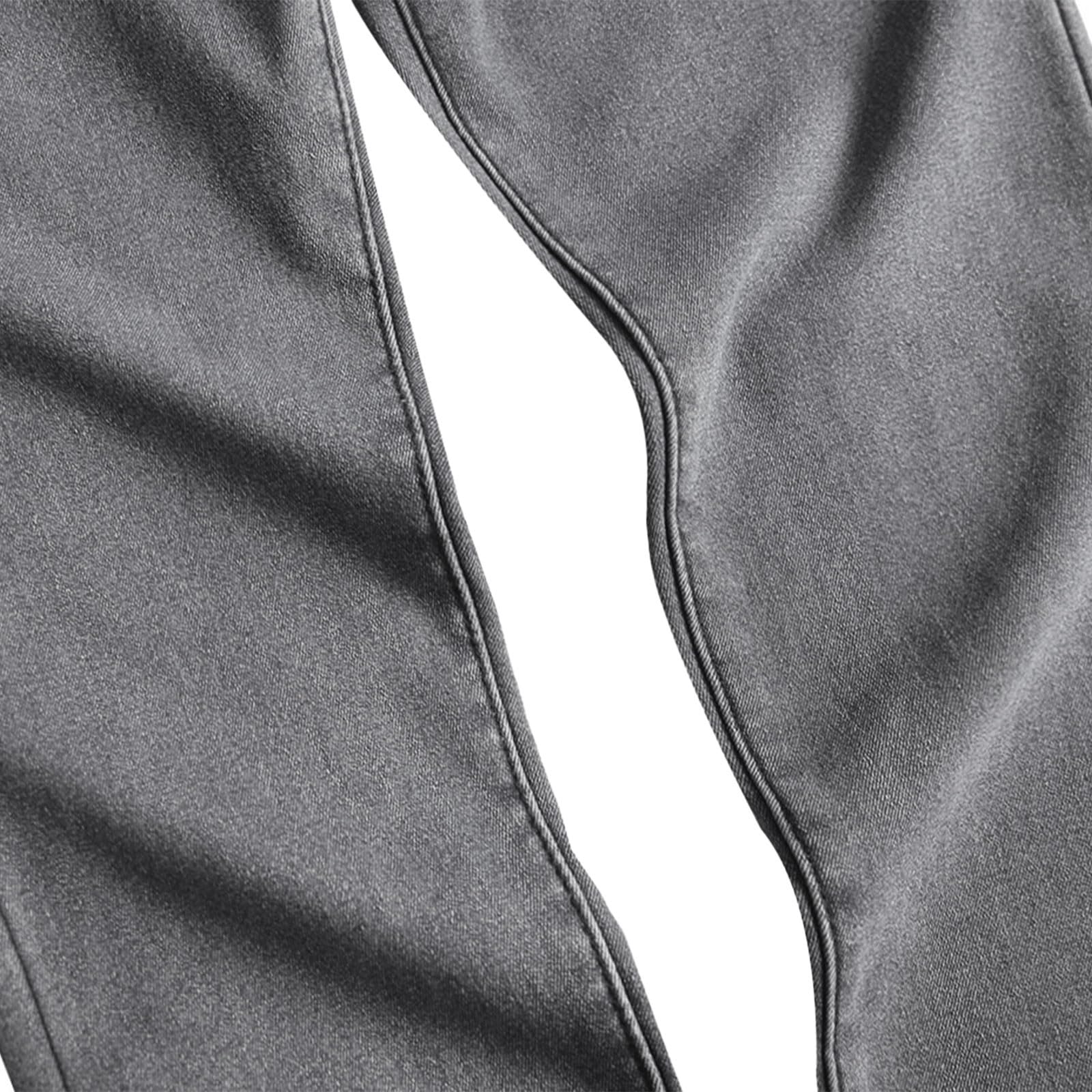 Pantalones de mezclilla ajustados para hombre, pantalones de mezclilla de invierno para hombre, con forro polar, térmicos, cónicos, pantalones ajustados y cálidos, color sólido, pantalones casuales