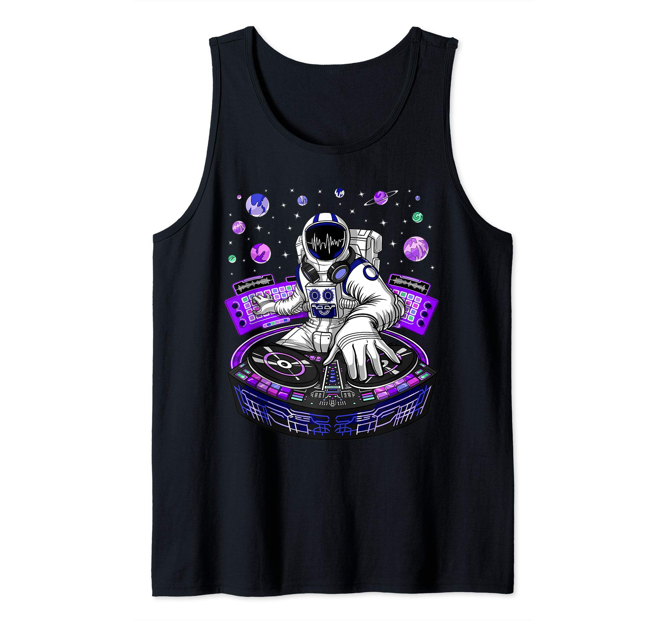 Psychedelic Fantasy ClothingAstronaut Psychedelic Music DJ Psytrance Techno EDM Festival Tank TopOEKO-TEX STANDARD 100