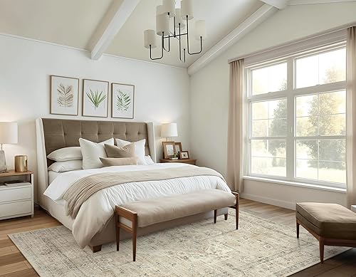 Miniatura 97 de LIVEBOX Alfombra lavable de 2 x 6 pies para baño, tapetes de cocina antideslizantes para entrada de piso, tapete bohemio para puerta delantera