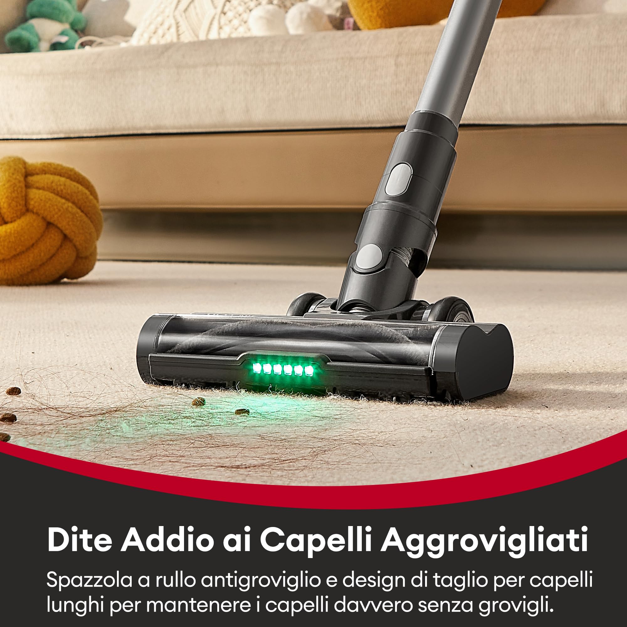 Hoover Aspirapolvere senza fili, potente autonoia di 30 inuti