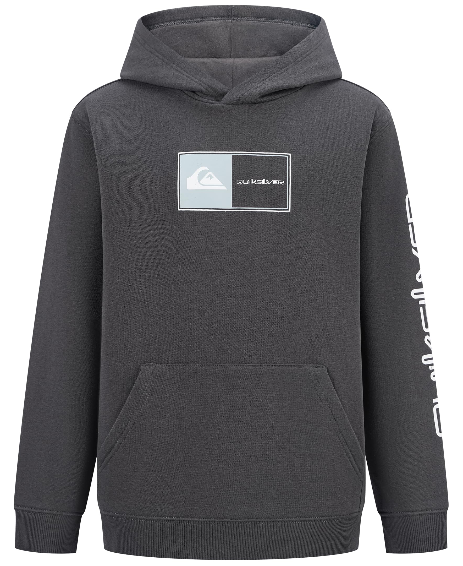 Quiksilver Boys' Pullover Hoodie Sweatshirt, Soft & Comfortable Fleece, Front Pocket