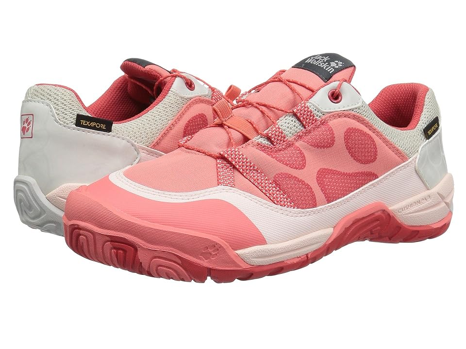 

Jack Wolfskin Kids Jungle Gym Texapore Low (Toddler/Little Kid/Big Kid) (Flamingo) Girls Shoes
