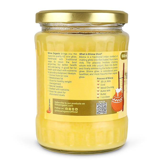 Shiva Organic A2 Cow Desi Ghee