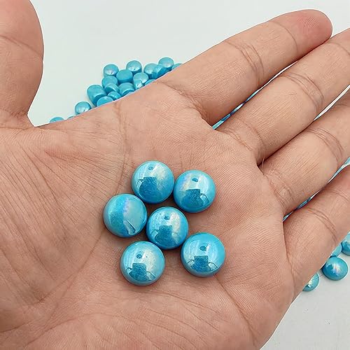 Miniatura 7 de Mosaico redondo de jade de 12 pulgada, piezas de mosaico de vidrio Circel de 1.1 libras para manualidades, macetas, jarrones, tazas, decoración de