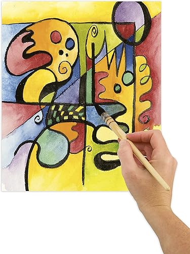 Miniatura 4 de Creative Mark Brochas de acuarela Harmony Squirrel Quill - Cepillos suaves para el pelo de ardilla azul para artistas, pintura de acuarela,