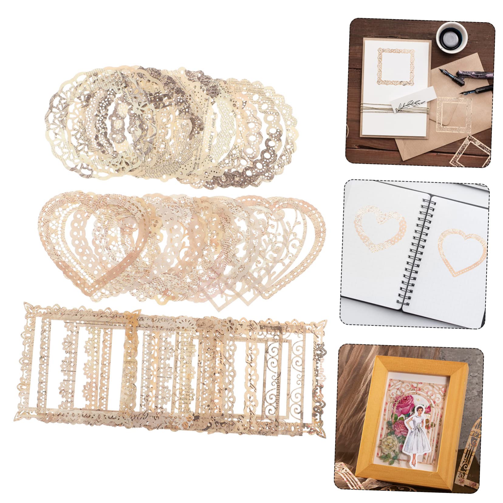 Timbri Trasparenti In Silicone Vintage - Set Con Lettere, Numeri E Etichette Per Scrapbooking E DIY
