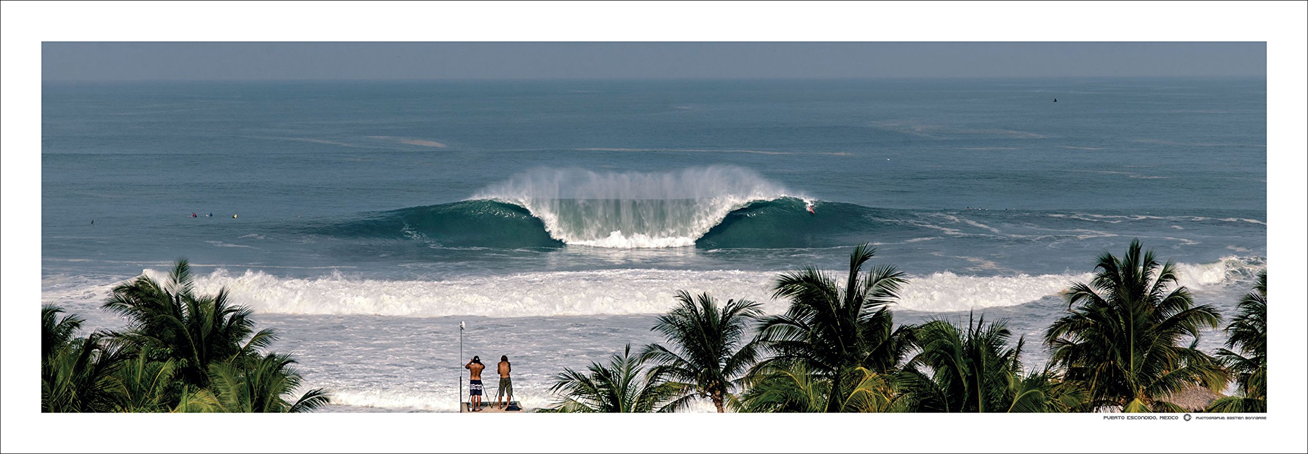 Poster de surf pour cadres panoramiques | Affiche murale 95x33 cm