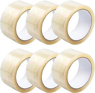 Gesponserte Anzeige – eurofolin Paket-Klebeband transparent leise 6 Rollen | 50mm x 66m | Klebeband leise abrollend | Extr...