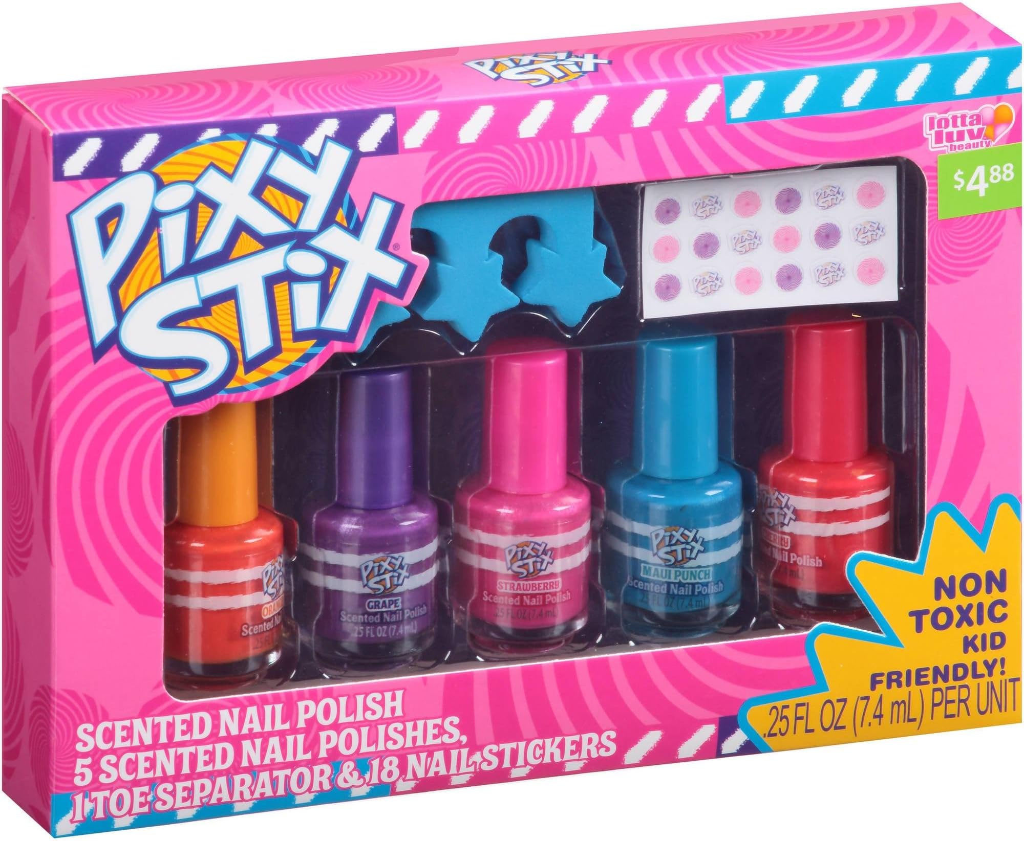 Pixy Stix scented nail polish