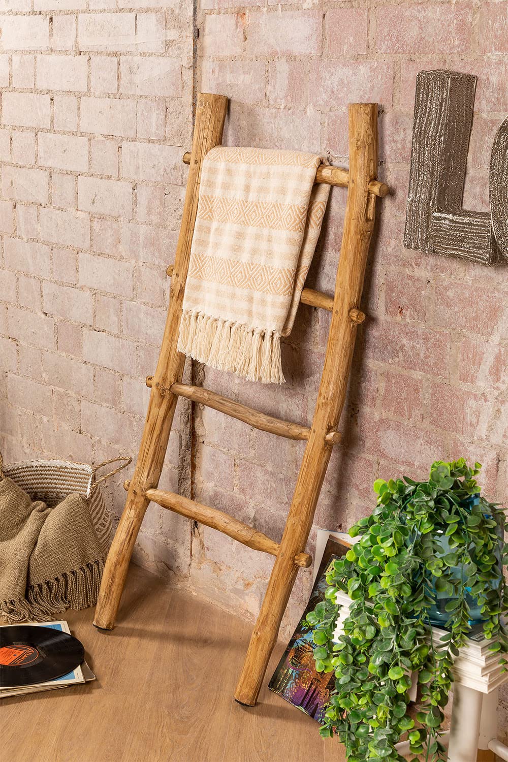 SKLUM Échelle en Bois recyclé Taira -