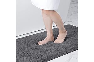 Warm and Comfy Small Gray Rug: Buganda Bathroom Rug Mat