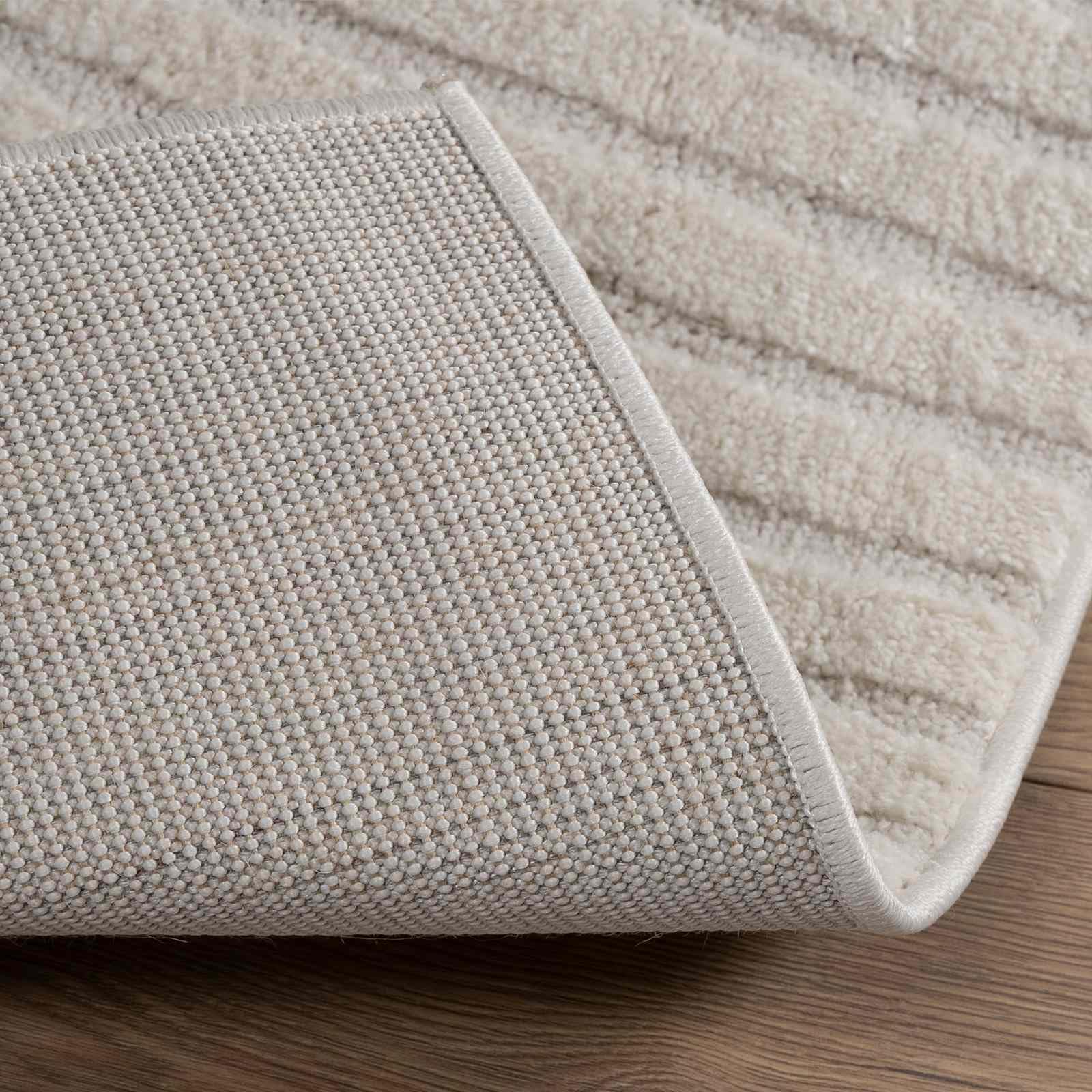 Alfombra grande para sala de estar y oficina: alfombra resistente y fácil de limpiar, lavable a máquina para mayor comodidad con acabado texturizado moderno