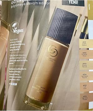 Oriflame Giordani Gold Long Wear Mineral Fond ten Light Beige Neutral, 42104msn