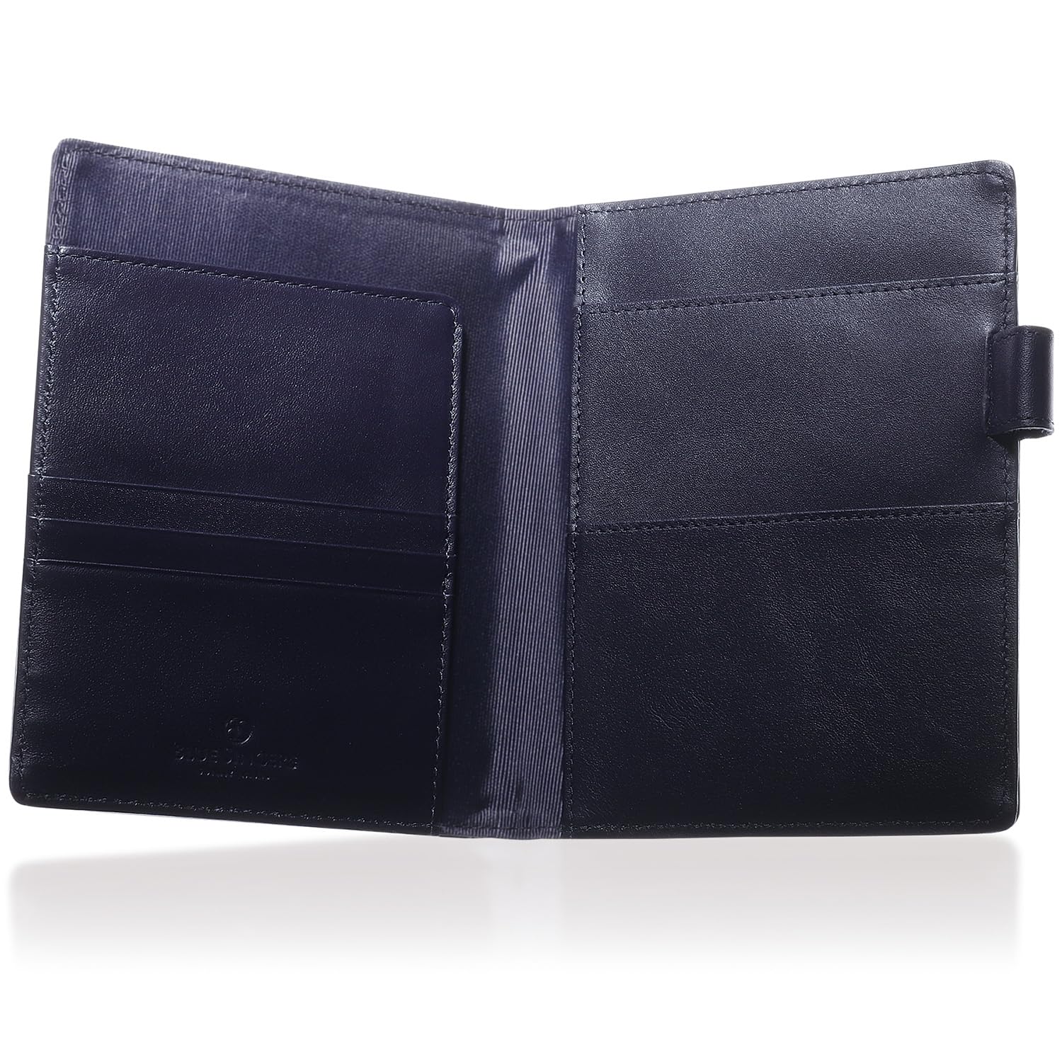 BLUE SINCERE RD2 Rodea Cover, A6 Size, No. 13, Genuine Leather, Premium Leather, Pen Holder, Pockets, Cards, Sticky Notes, Business Cards, Storable, Notepad Case, Notebook Cover : Office Products