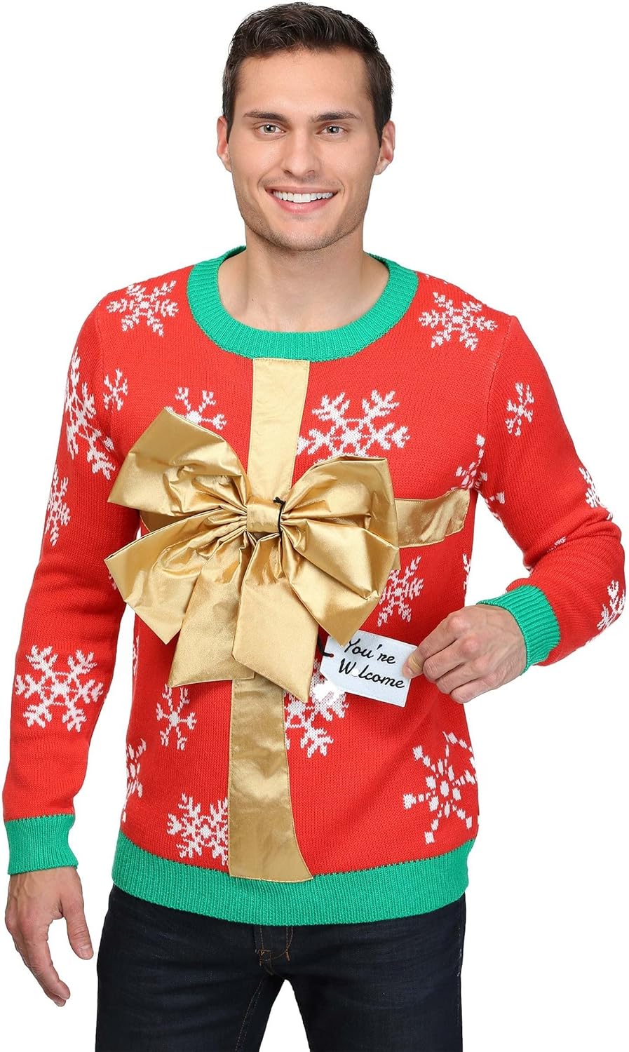 Fun Costumes Ugly Christmas Sweater for Adults, Gift Ugly Holiday Sweaters, Xmas Pullover Sweatshirt - Image 4