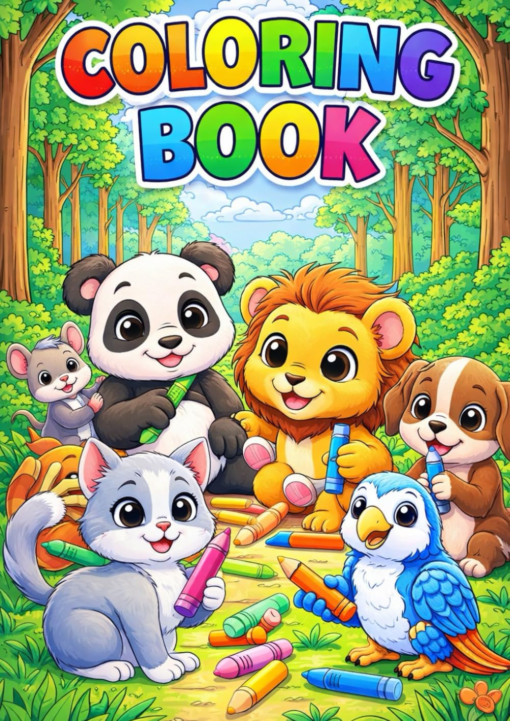Coloring Book - The Kind Forest Friends