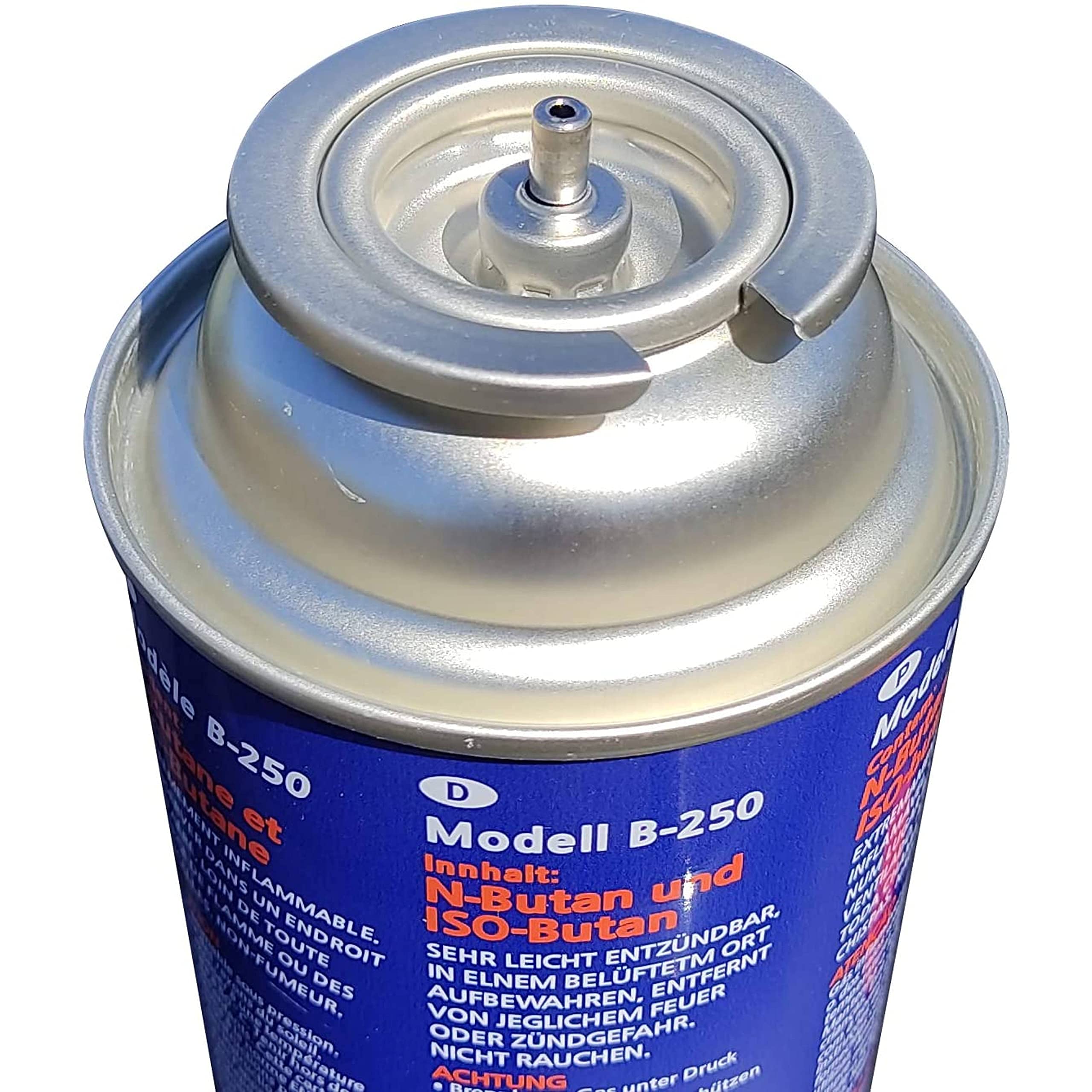 Butsir Gas 227 g Packung, mehrfarbig, 28 x Kartusche B-250 Brenner, Lötbrenner und andere Marktherde
