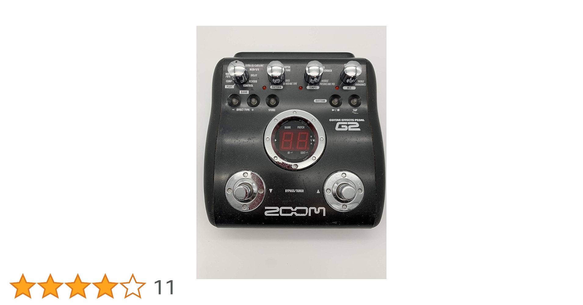 （美品・付属品完備）ZOOM ギターエフェクツペダル G2 ZOOM