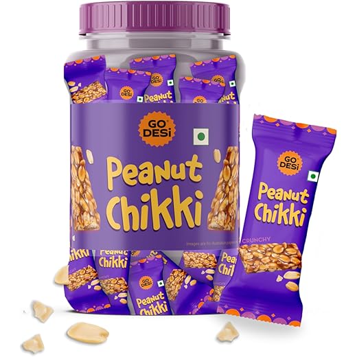 Go Desi Peanut Chikki Bar 750gm