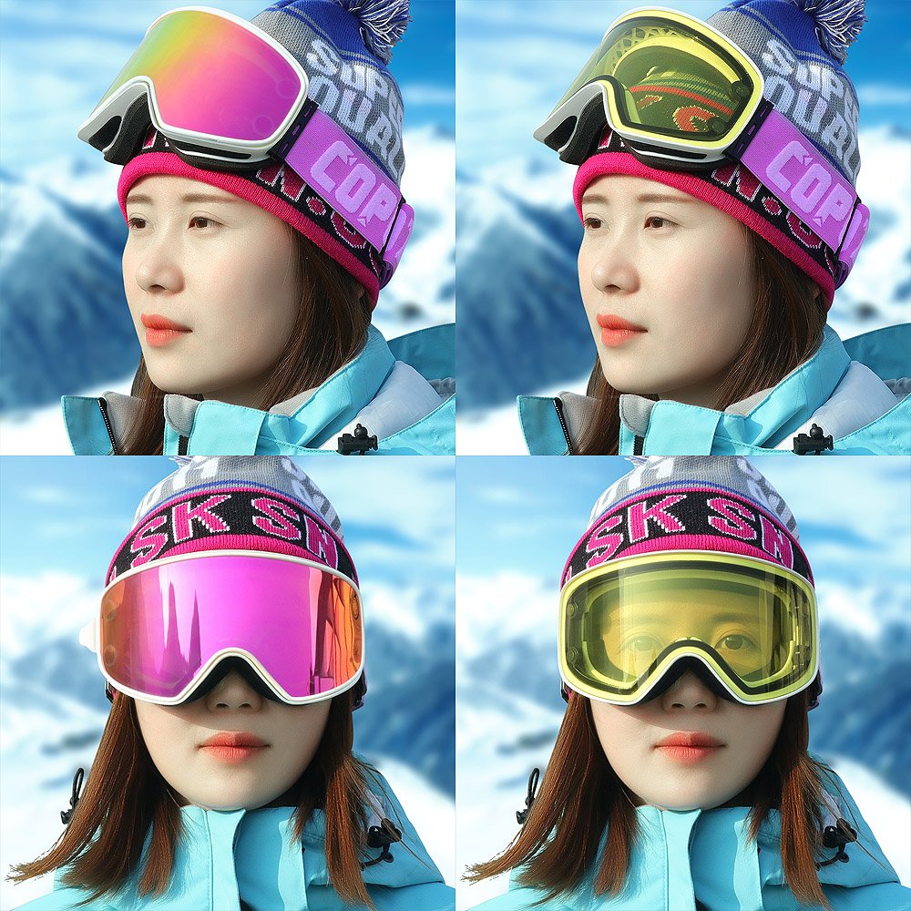 night skiing goggles