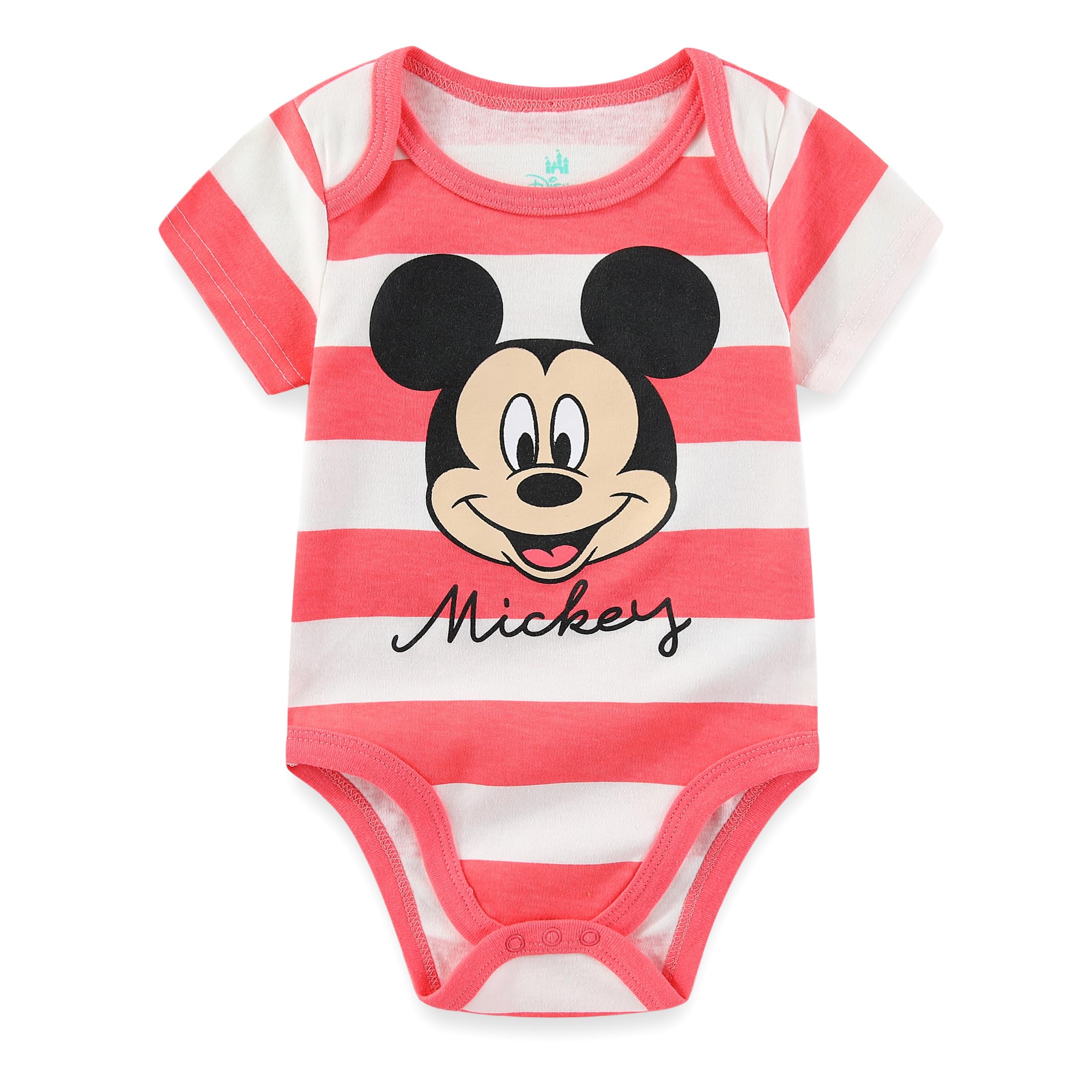 Disney Mickey Mouse Baby Jungen 3er-Pack Bodys