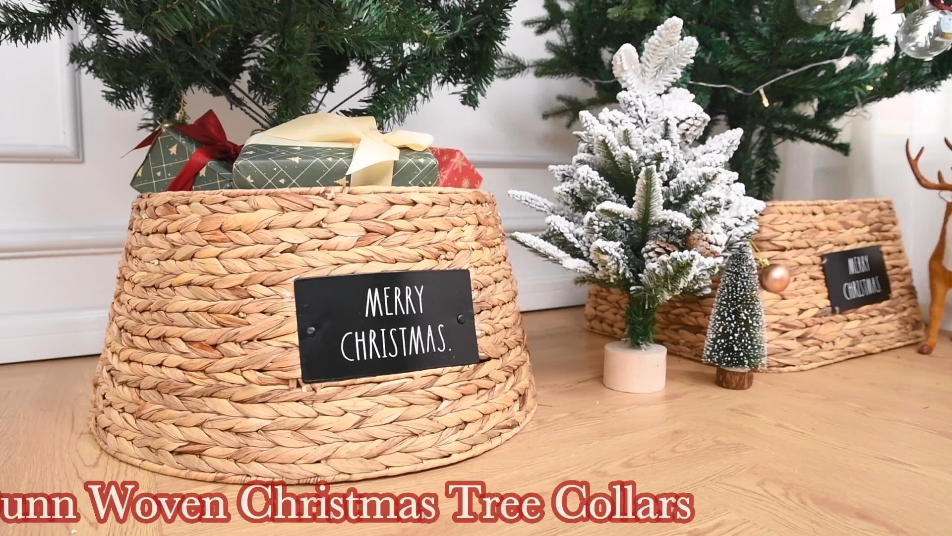 Amazon.com: Rae Dunn Christmas Tree Collar - Base Decoration to 