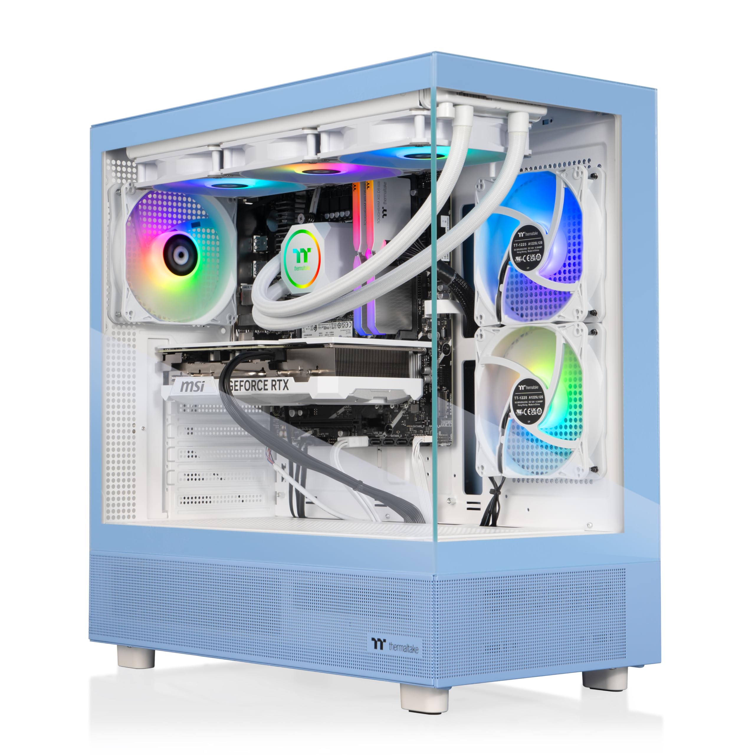 Thermaltake Vista i47TH Gaming Desktop (Intel® Core™ i7-14700KF, ToughRam 32GB DDR5 5600MT/s RGB Memory, NVIDIA® GeForce RTX™ 4070 Ti Super, 2TB NVMe M.2, WiFi, Windows 11) V27H-B760-7TS-LCS