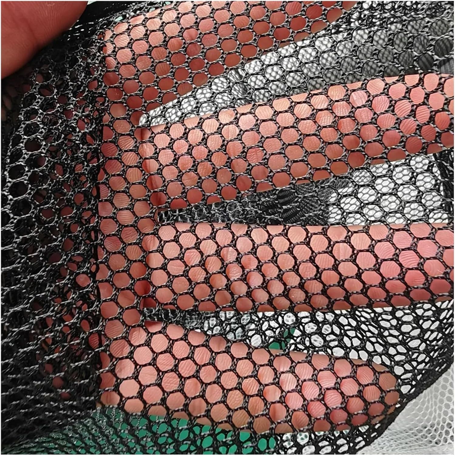 Black Nylon Bird Protection Net 3.0mm Hex Mesh – Versatile Garden & Aquaculture Netting, Fish Netting, DIY Fabric (1m x 5m) – Lightweight & Durable Solution