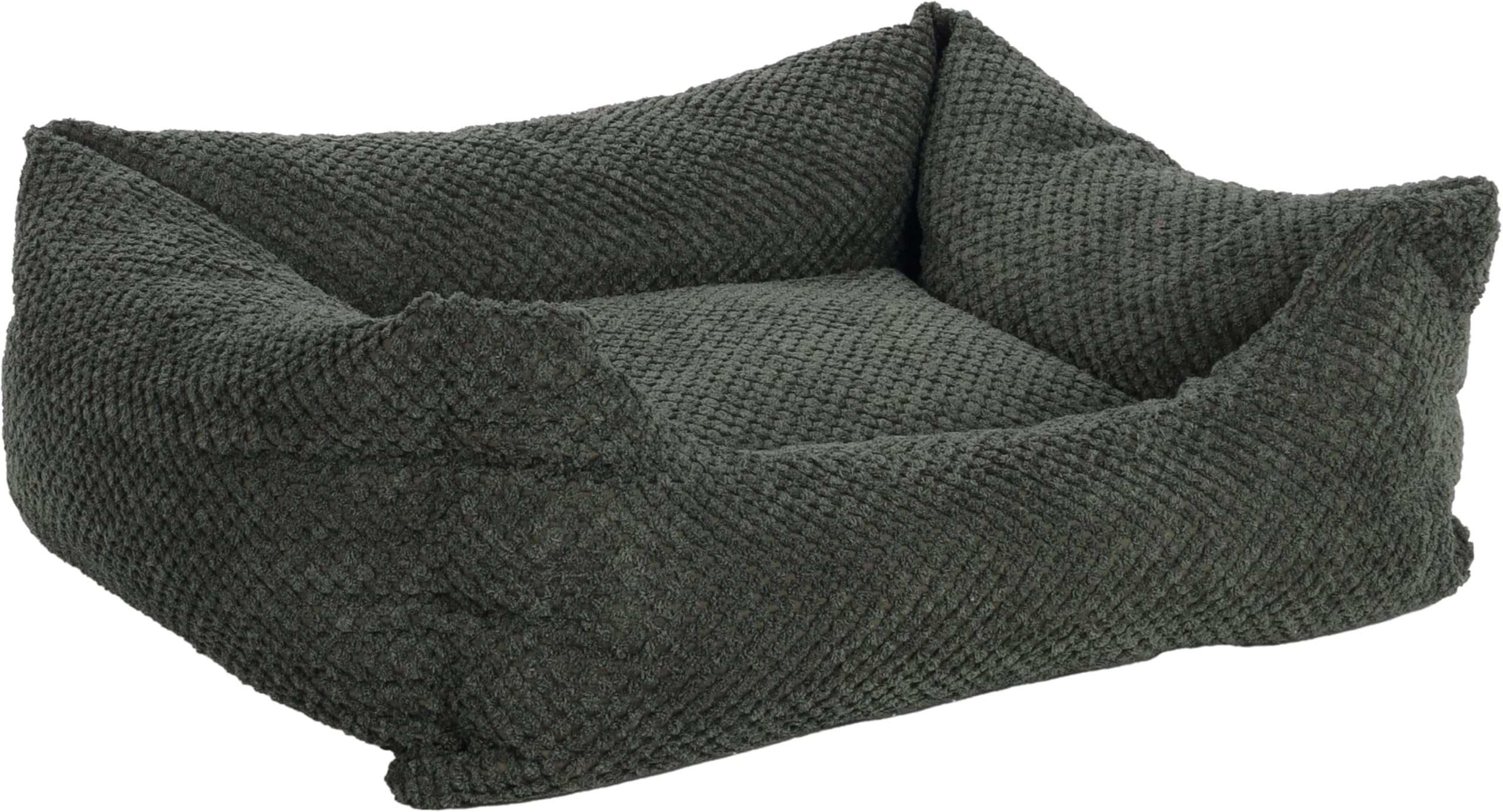 Panier Erbel rectangle contre le mal de dos du chien vert foncé