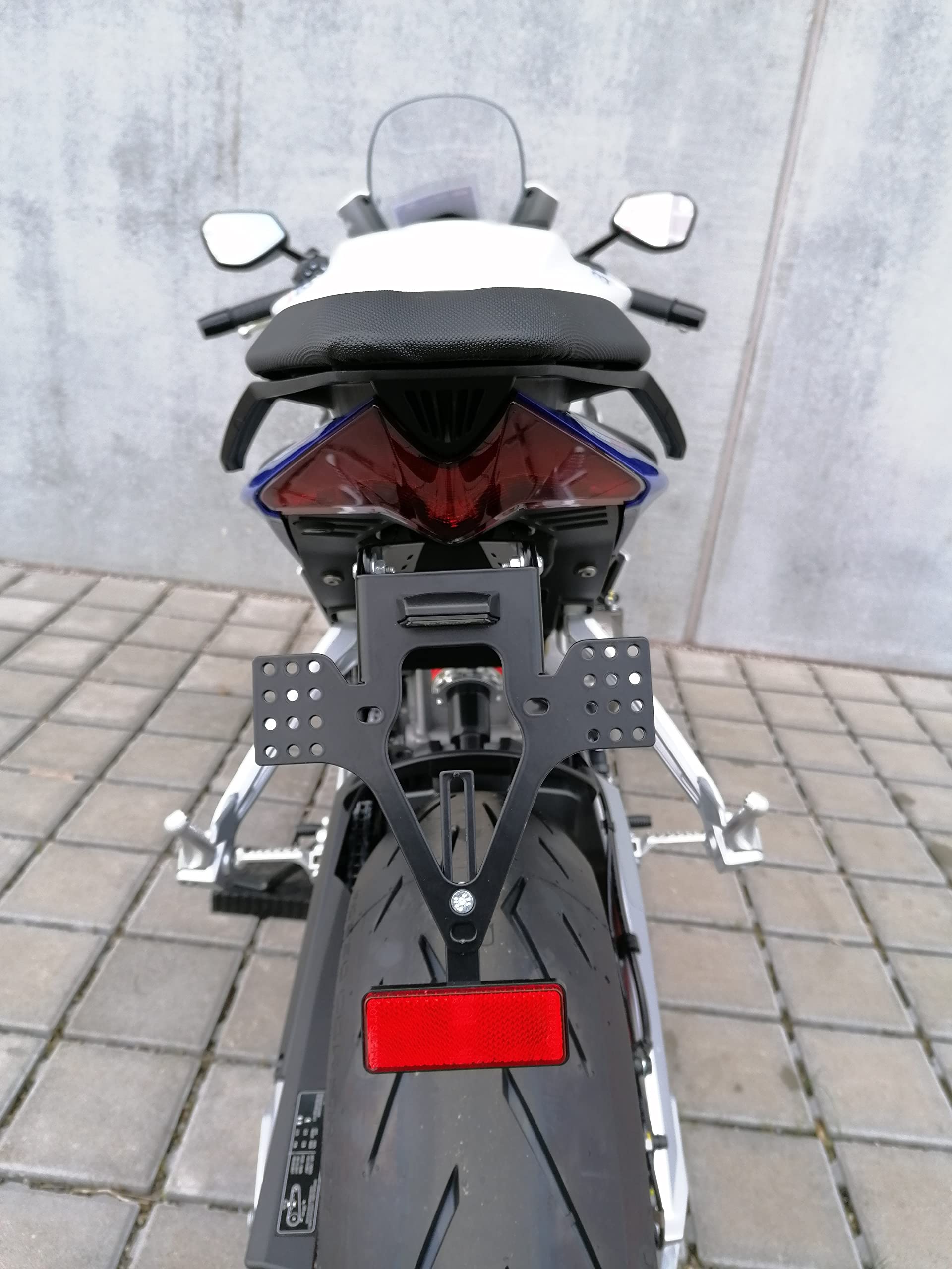 Kennzeichenhalter GroFaTec Evo Set für Aprilia RS 660 2021-2025 Kennzeichenträger Tuono rs660 Racer Twin Nummernschild kurzes Heck Heckumbau