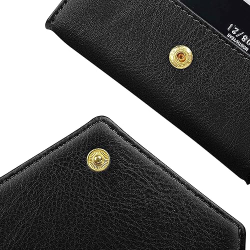 Vista 4 de XEYOU Funda para tarjetas de crédito para mujer, tarjetero con bolsillo frontal para mujer