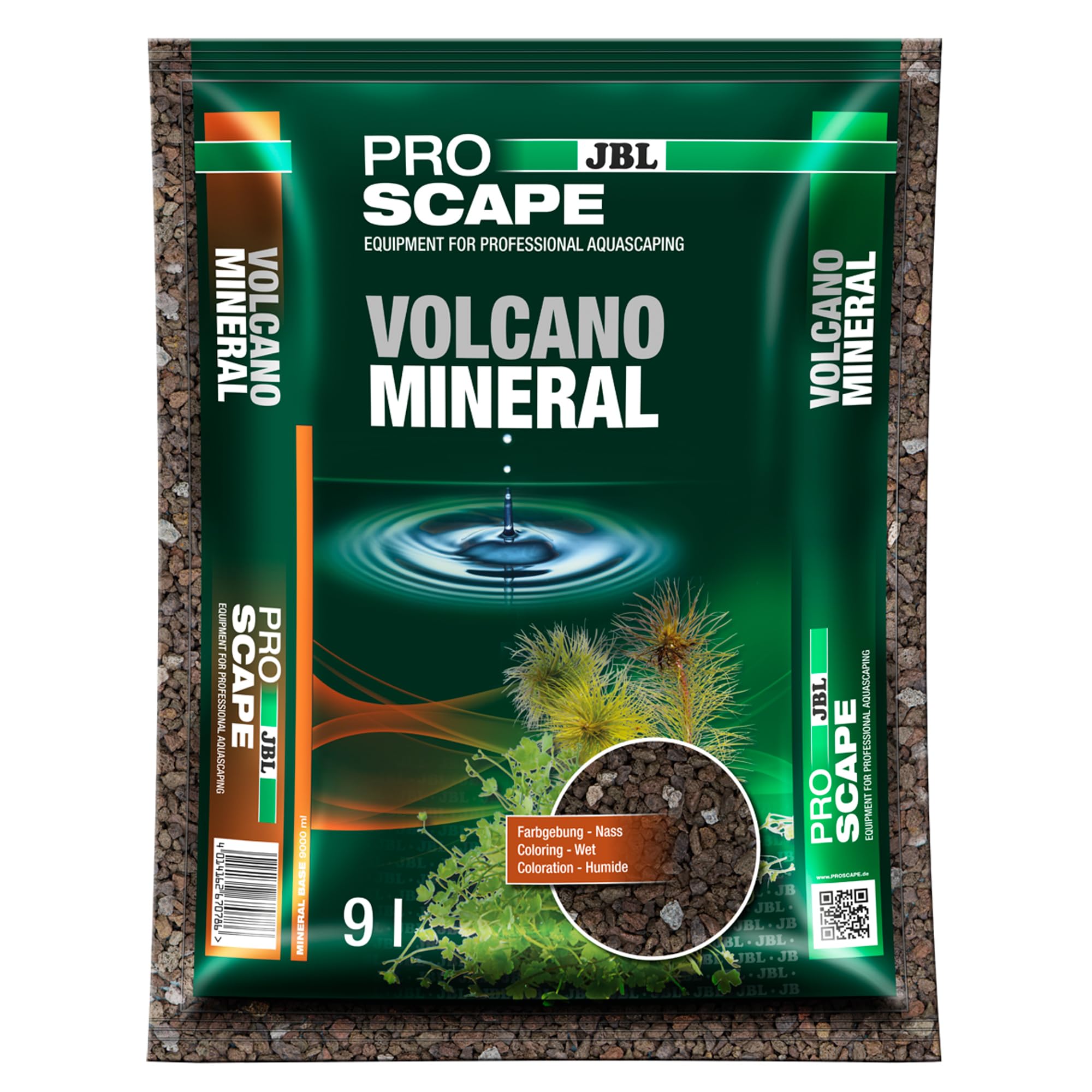 JBL ProScape Volcano Mineral Bodengrund Vulkangestein für Aquascaping, 9 l, 67078