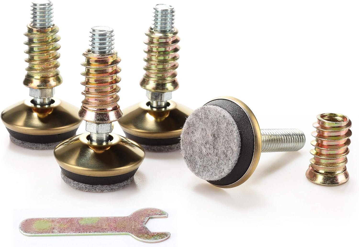 Buy Swivel Furniture Levelers Adjustable Leveling Legs Glide for