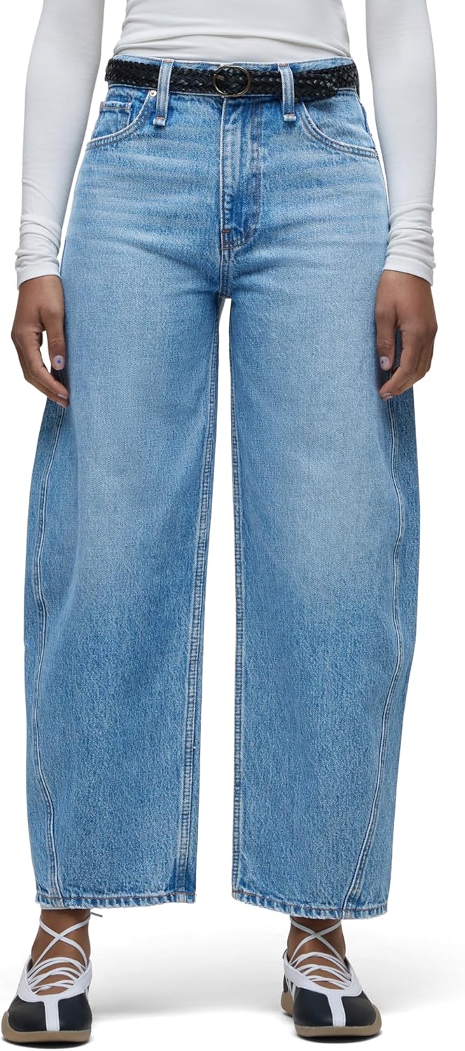 Hudson Women's Courtney Mid Rise Baby Barrel Jean