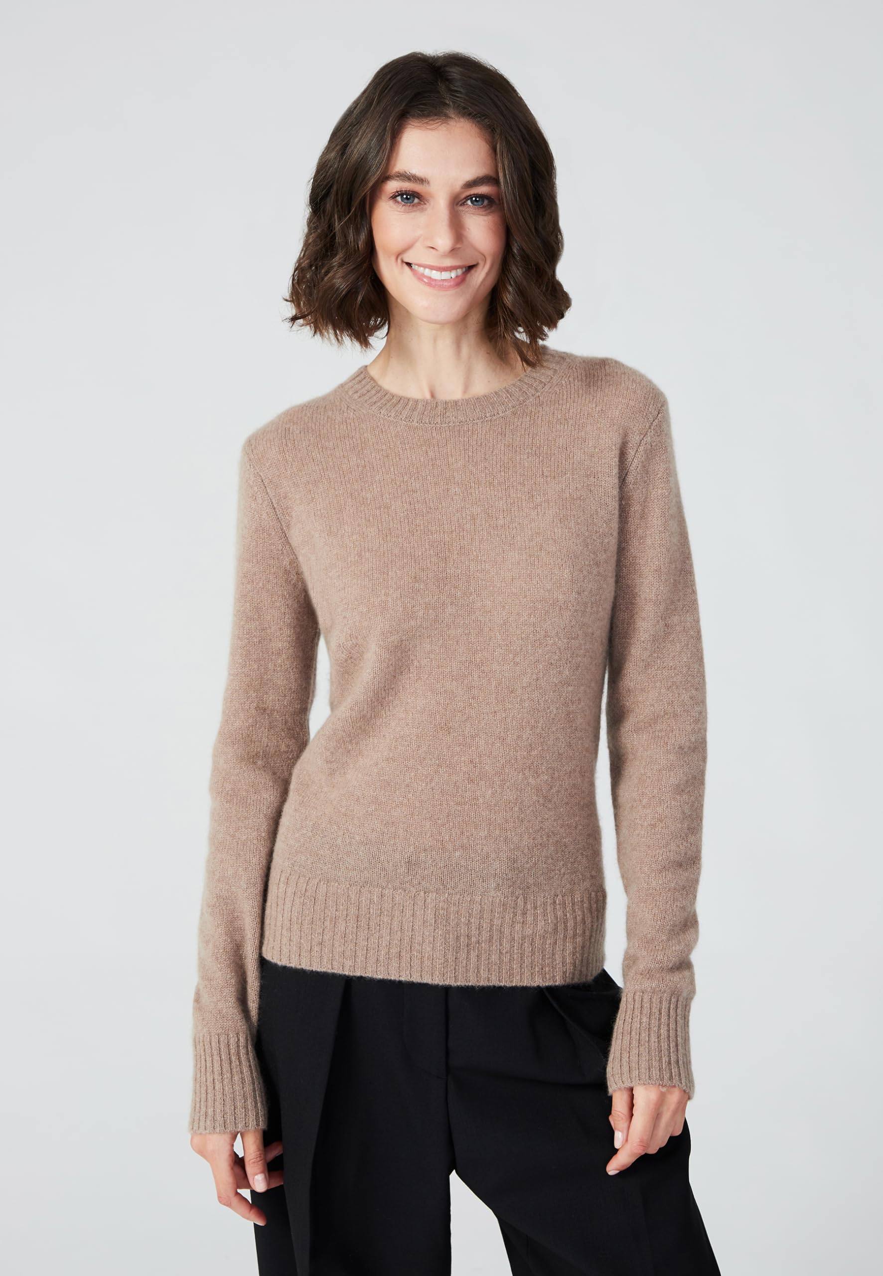Style & Republic Kaschmir Pullover-Damen elegant aus 100% Cashmere - Dein kuscheliger Premium Strickpullover für stilvolle Herbst- & Winter-Momente