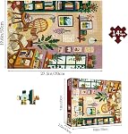 1000 Puzzles de puzzle pour adultes, lecture de Puzzle de Nook avec 1:1 HD Affiche, Interlockage précis, Marquage de lettres sur le dos, Sans poussière, anti-stress & Cadeau de jeu familial idéal