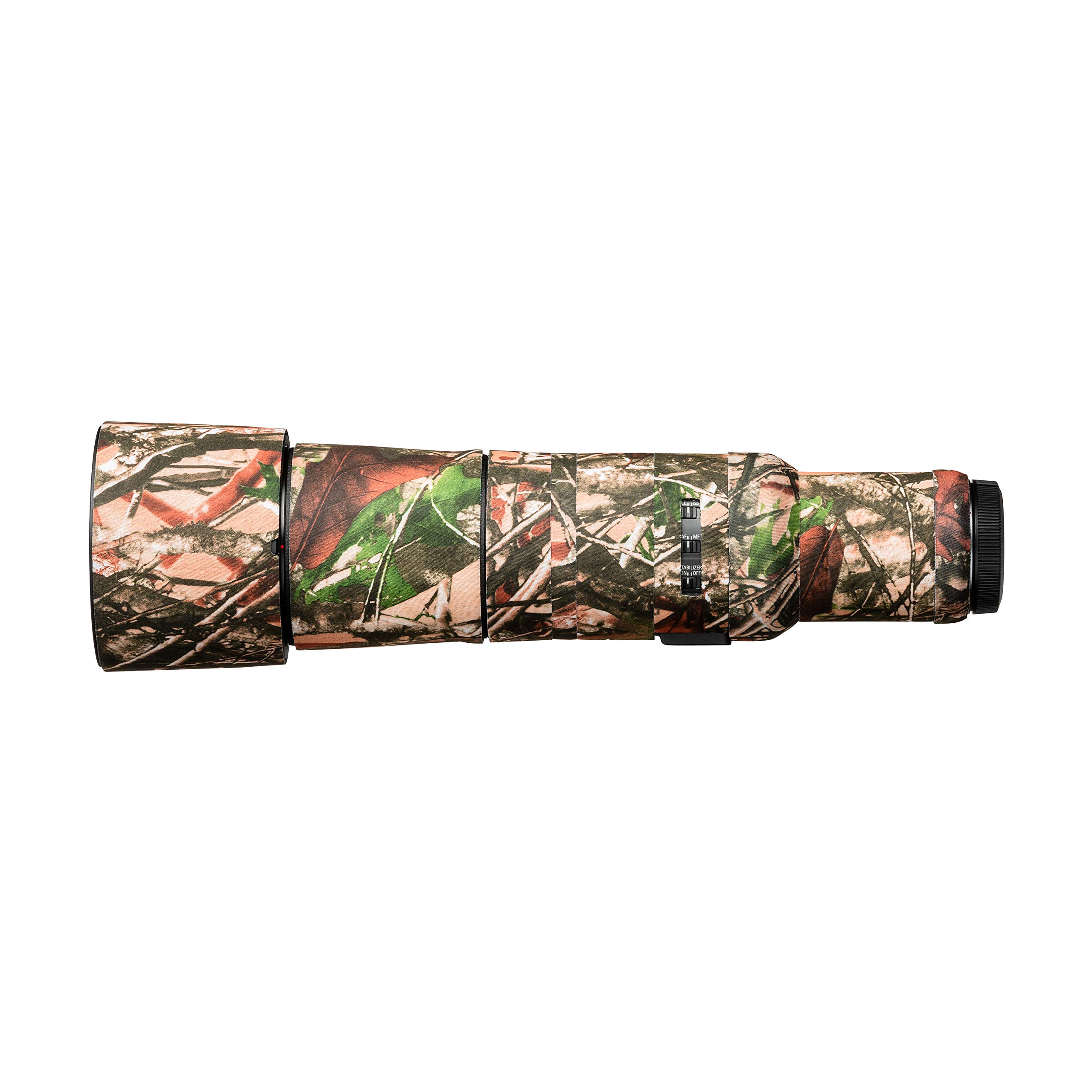 easyCover - Lens Protection Camouflage Cover - Objektivschutz - Schutz für Ihr Kameraobjektiv - Geeignet für Canon RF 800mm F11 is STM - Wald Camouflage