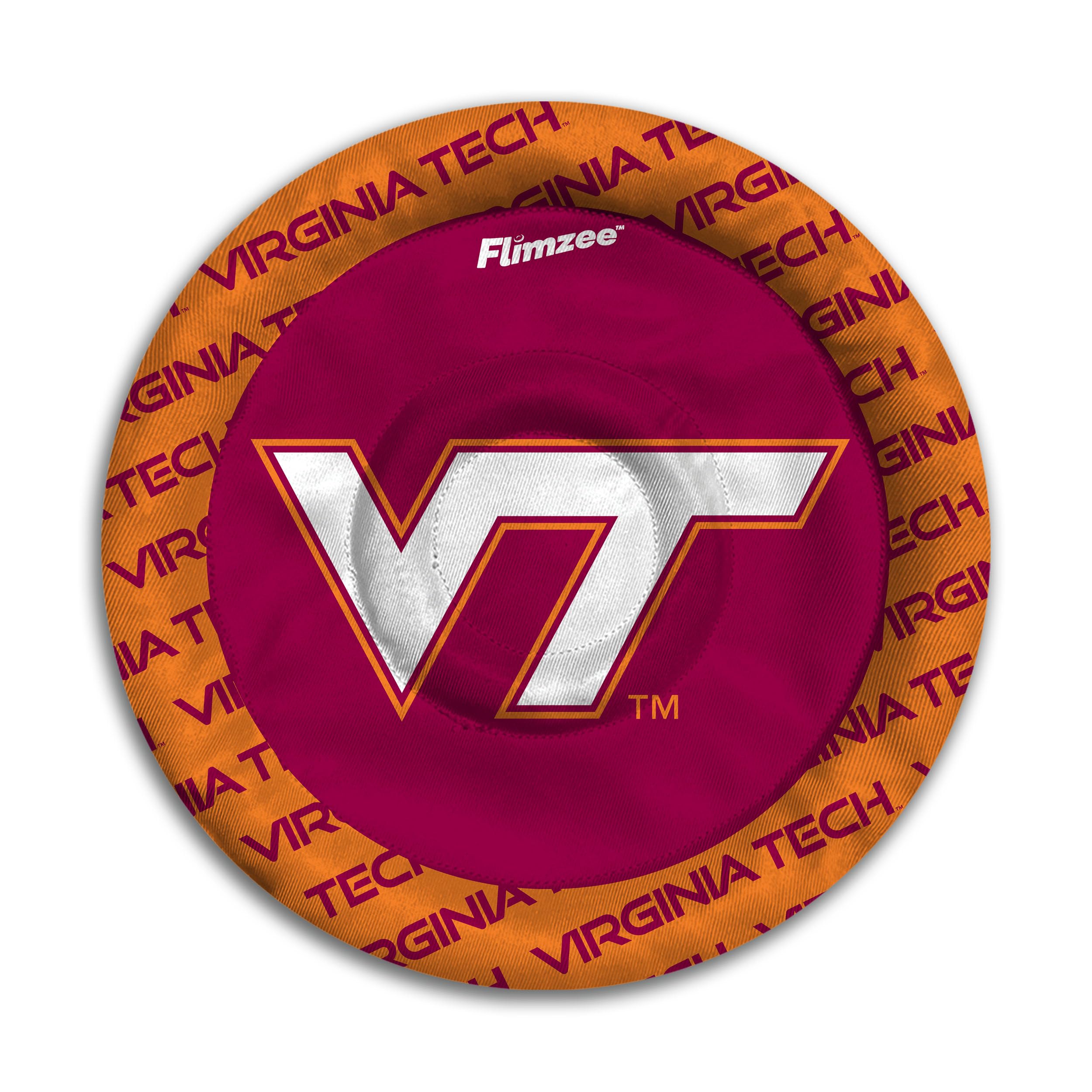 YouTheFan NCAA Virginia Tech Hokies Flimzee Bean-Bag Flying Disc