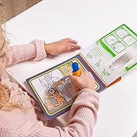 Vista 8 de Melissa & Doug On The Go Water Wow! Almohadilla de actividades reutilizable para revelar el agua - Safari - Certificado FSC