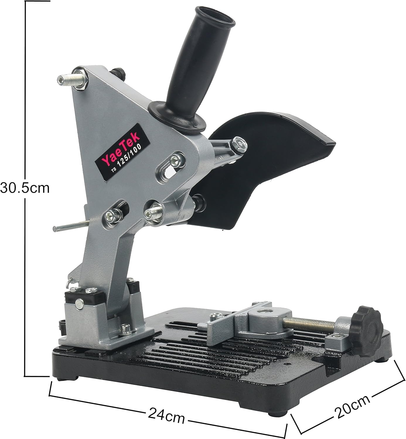 YaeTek Angle Grinder Stand Grinder Holder Cutter Support Cast Iron base 100mm 125mm (4in-5in.)