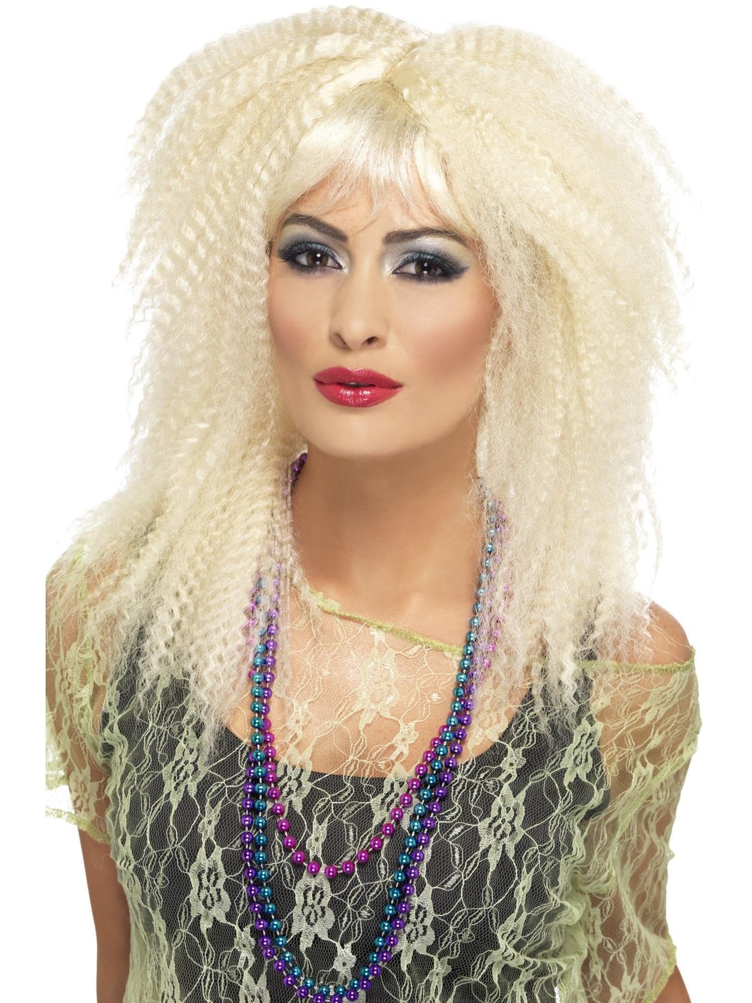 Fancy Dress 80s Trademark Crimp Wig