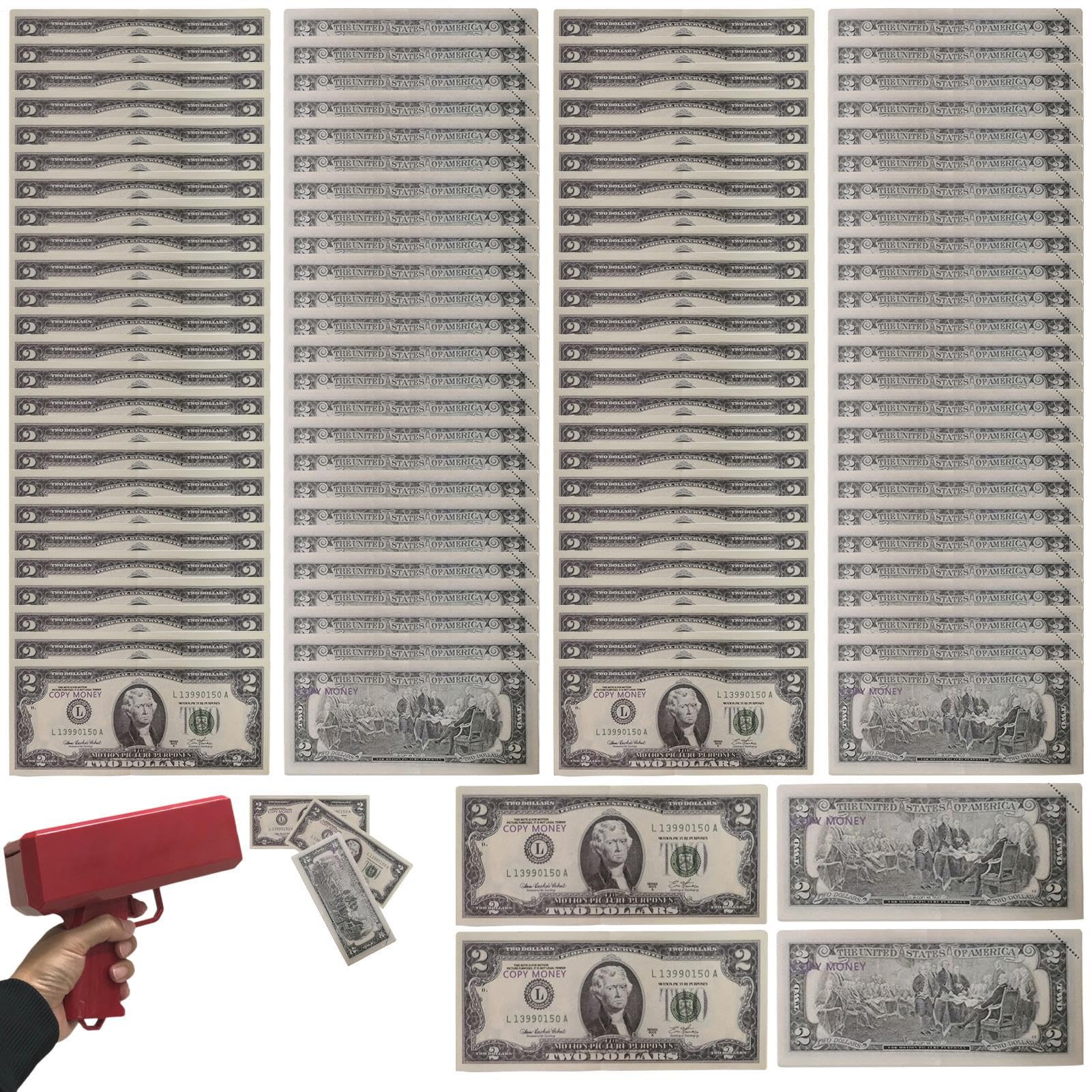 Faux billet Prop | Prop Film Dollars Faux - Argent Faux Jouets, Jeux de Rôle pour Toute La Famille