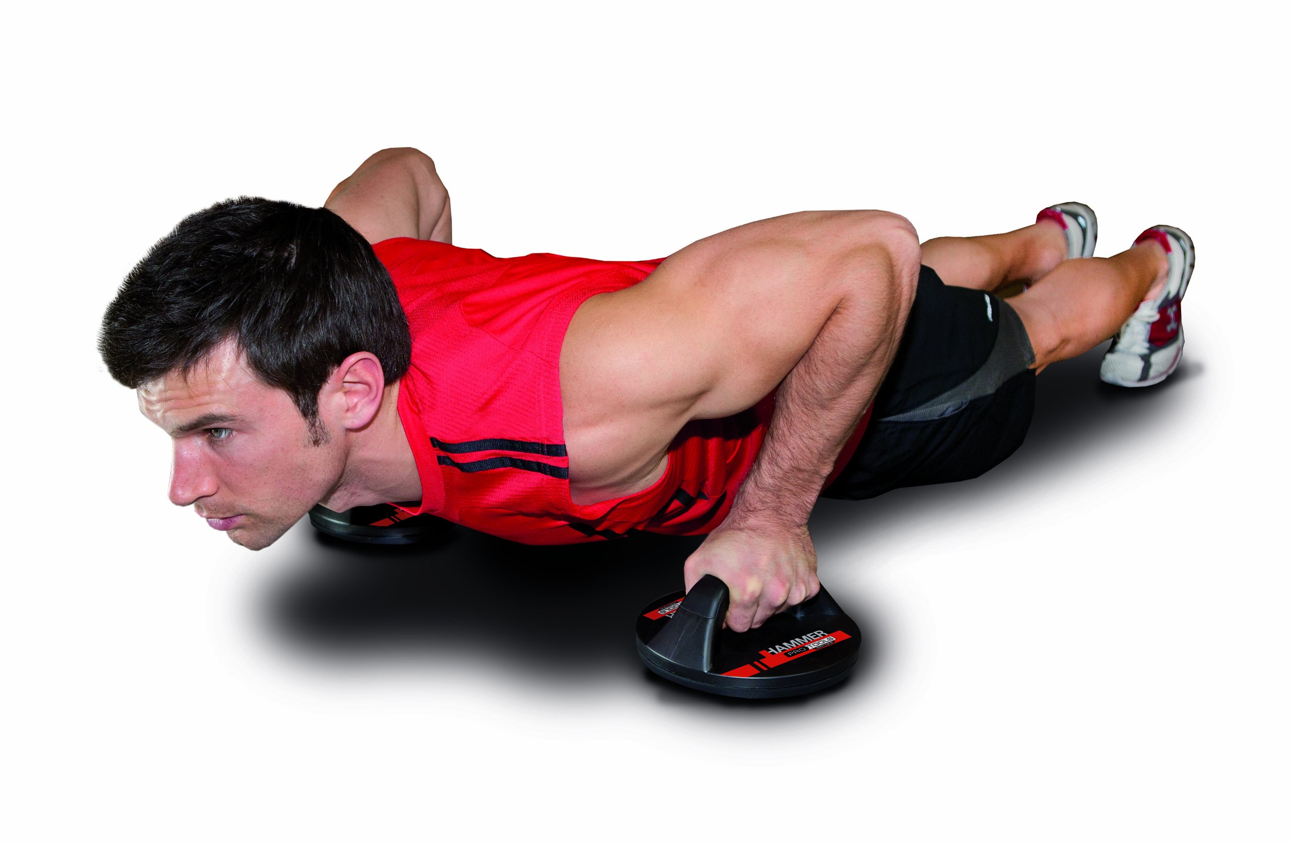 Hammer 66306 Maniglie Push Up, Nero
